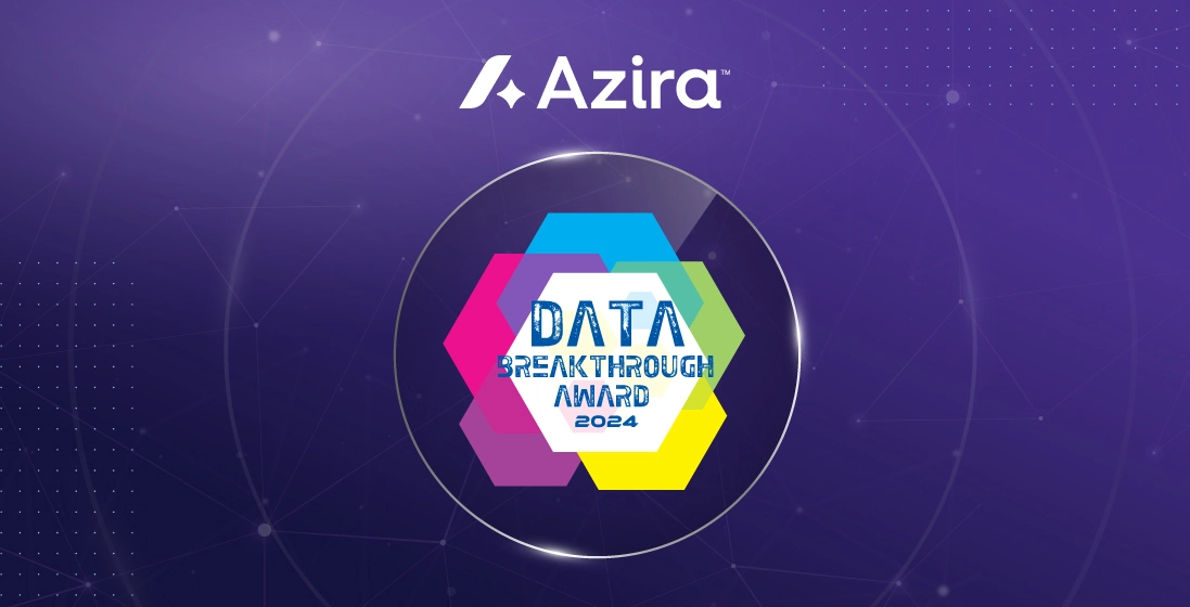 Azira Wins “Data Intelligence Platform of the Year” in 5th Annual Data Breakthrough Awards Program
